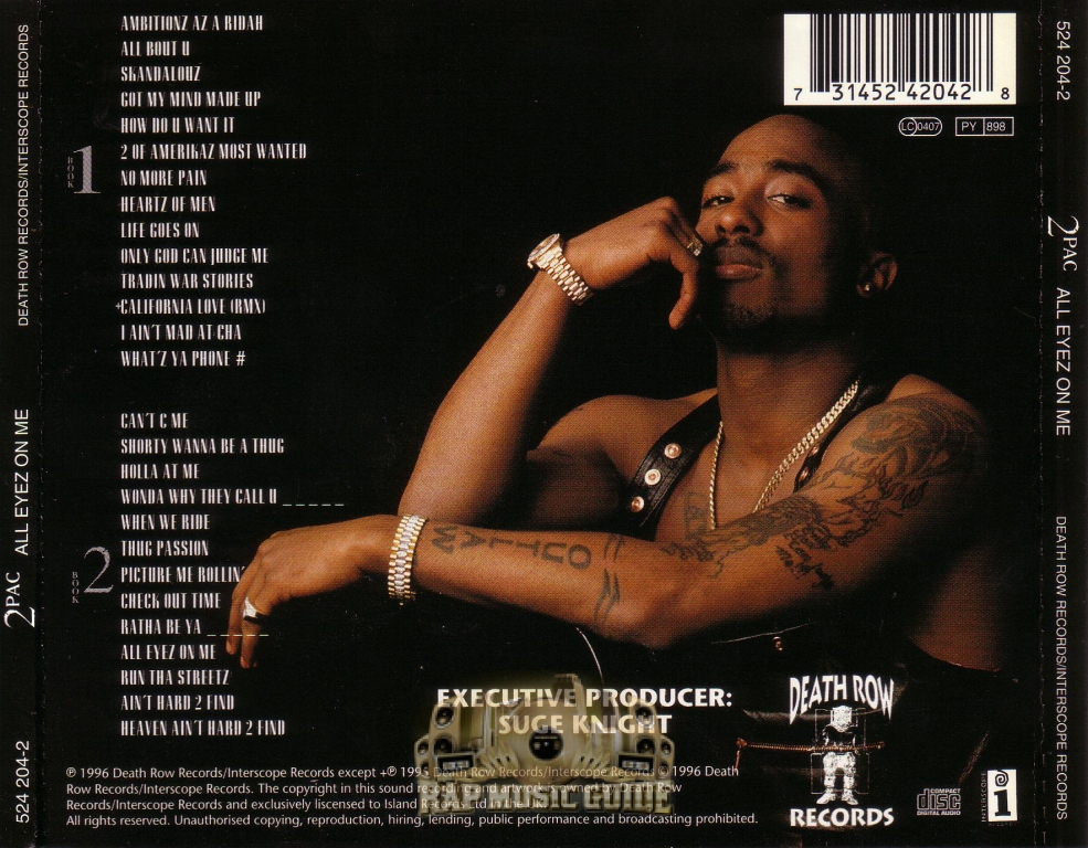 2Pac - All Eyez On Me: Re-Release. CD | Rap Music Guide